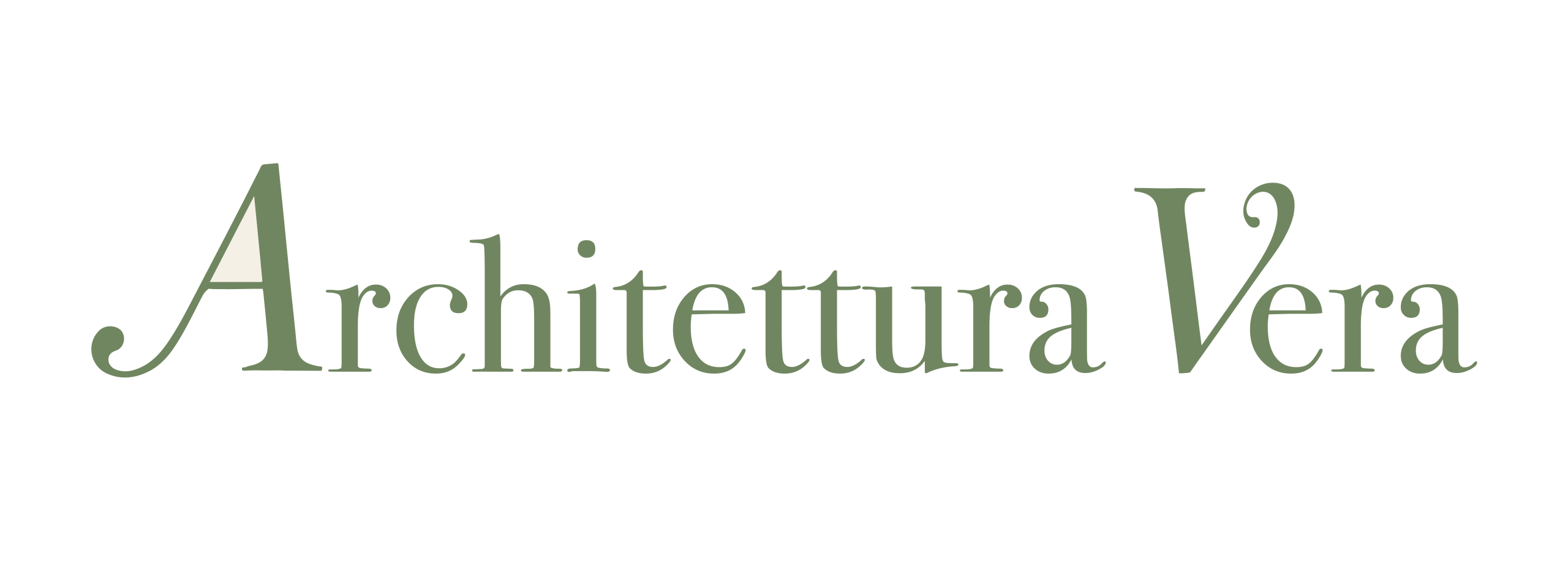 Architettura Vera wordmark
